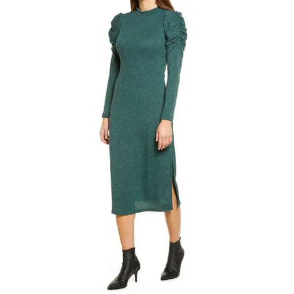 knee length dresses for ladies Illana Crochet Knit Maxi Dress Beige– Selfie Leslie main image 1